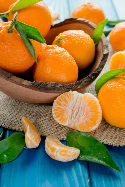 Clemetinas Mandarinas Tangerinas — Fotografia de Stock