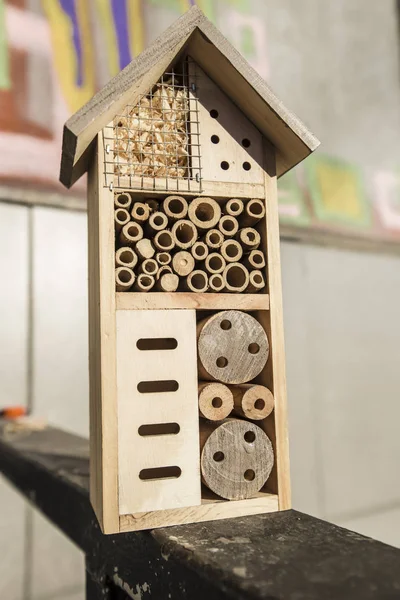 Insecto Madera Casa Decorativa Bug Hotel — Foto de Stock