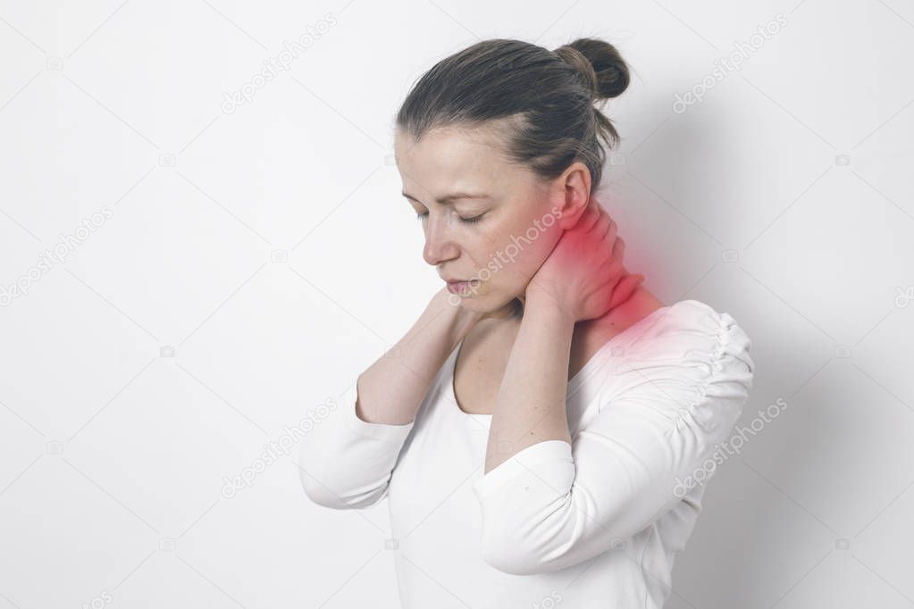 Pain in the neck. Fatigue in the spine.