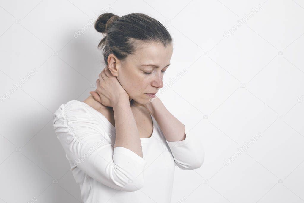 Pain in the neck. Fatigue in the spine.