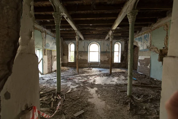 Abandoned Room Home Interior Destroyed Building — Stock Photo, Image