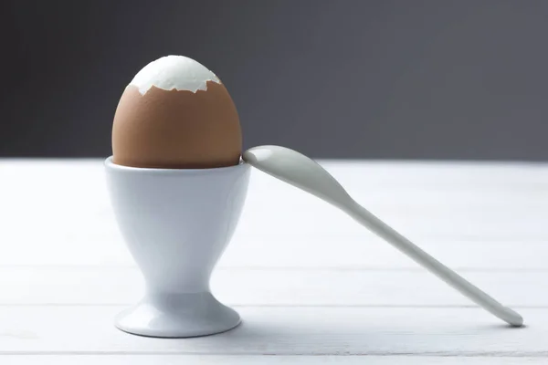 Gekookte Eieren Achtergrond — Stockfoto