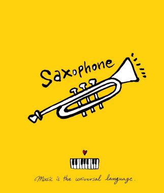 konser poster / yarım yamalak müzik illüstrasyon - vektör