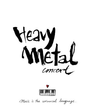 konser poster / yarım yamalak müzik illüstrasyon - vektör