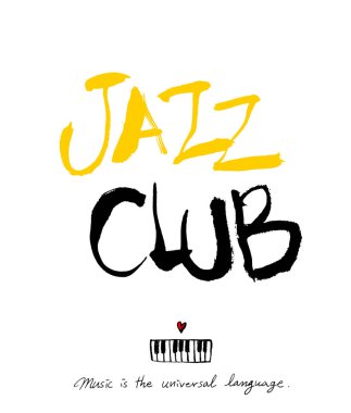 konser poster / yarım yamalak müzik illüstrasyon - vektör