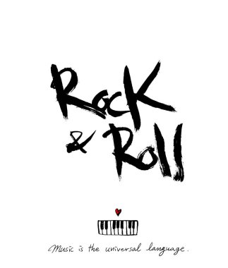 konser poster / yarım yamalak müzik illüstrasyon - vektör