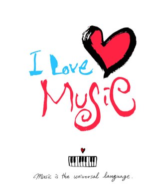 konser poster / yarım yamalak müzik illüstrasyon - vektör