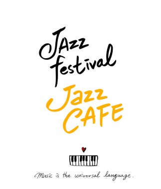 konser poster / yarım yamalak müzik illüstrasyon - vektör