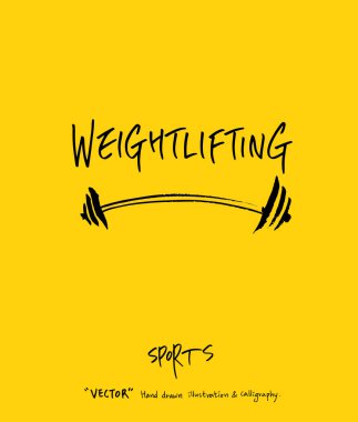 Spor poster / yarım yamalak eğlence illüstrasyon - vektör