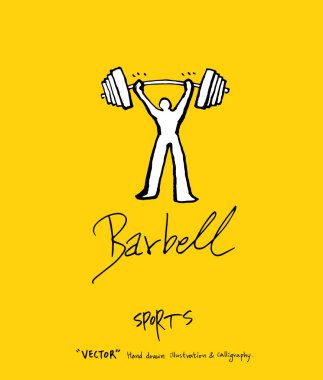 Spor poster / yarım yamalak eğlence illüstrasyon - vektör