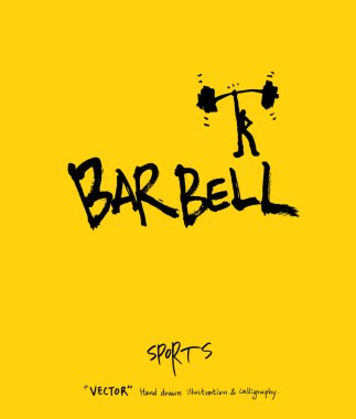 Spor poster / yarım yamalak eğlence illüstrasyon - vektör