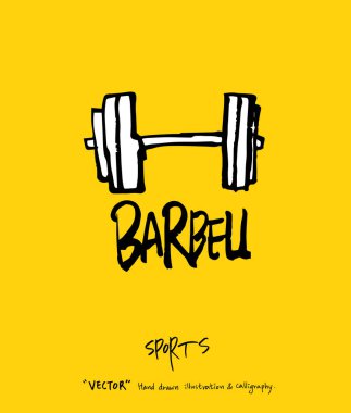 Spor poster / yarım yamalak eğlence illüstrasyon - vektör