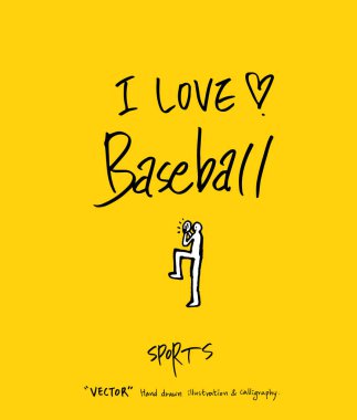 Spor poster / yarım yamalak eğlence illüstrasyon - vektör