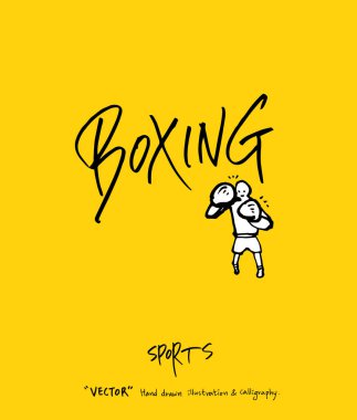 Spor poster / yarım yamalak eğlence illüstrasyon - vektör