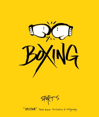 Spor poster / yarım yamalak eğlence illüstrasyon - vektör