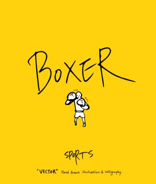 Spor poster / yarım yamalak eğlence illüstrasyon - vektör