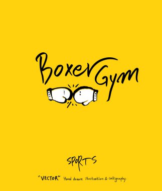 Spor poster / yarım yamalak eğlence illüstrasyon - vektör