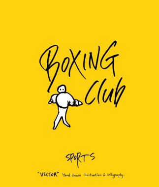 Spor poster / yarım yamalak eğlence illüstrasyon - vektör