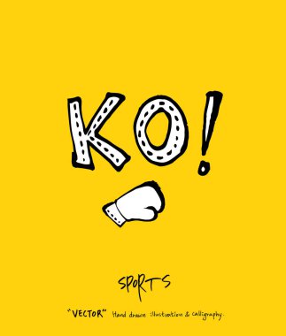 Spor poster / yarım yamalak eğlence illüstrasyon - vektör