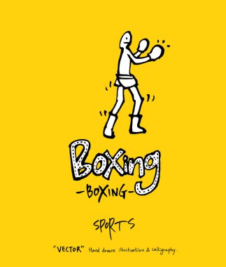 Spor poster / yarım yamalak eğlence illüstrasyon - vektör