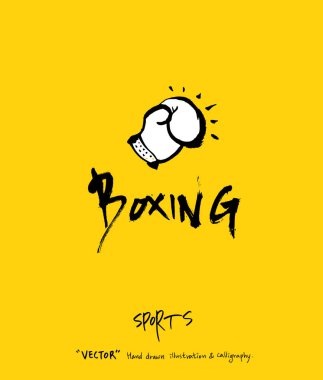 Spor poster / yarım yamalak eğlence illüstrasyon - vektör