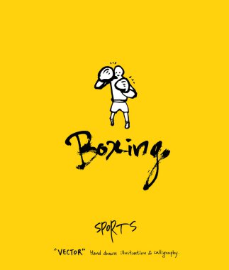 Spor poster / yarım yamalak eğlence illüstrasyon - vektör