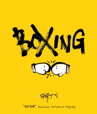 Spor poster / yarım yamalak eğlence illüstrasyon - vektör