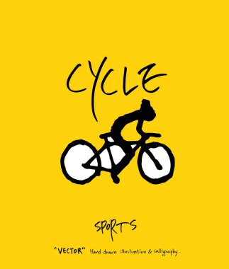 Spor poster / yarım yamalak eğlence illüstrasyon - vektör