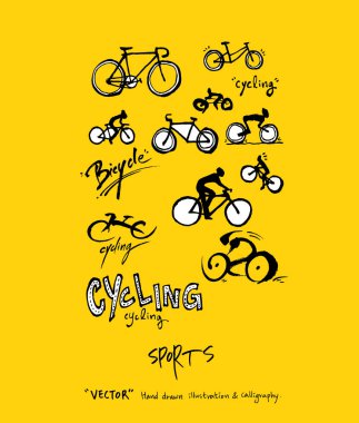 Spor poster / yarım yamalak eğlence illüstrasyon - vektör