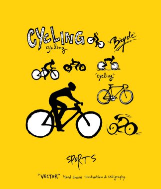 Spor poster / yarım yamalak eğlence illüstrasyon - vektör