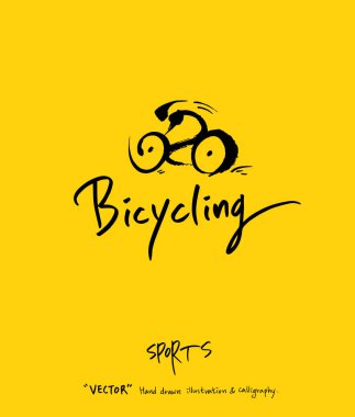 Spor poster / yarım yamalak eğlence illüstrasyon - vektör