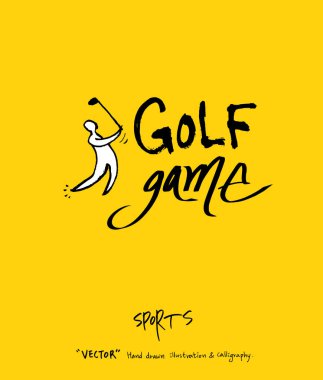 Spor poster / yarım yamalak eğlence illüstrasyon - vektör