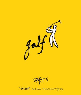 Spor poster / yarım yamalak eğlence illüstrasyon - vektör