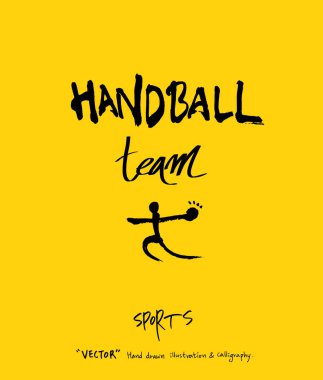 Spor poster / yarım yamalak eğlence illüstrasyon - vektör