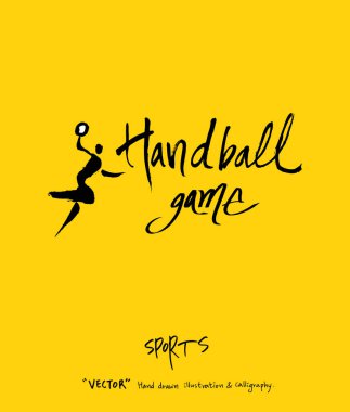 Spor poster / yarım yamalak eğlence illüstrasyon - vektör