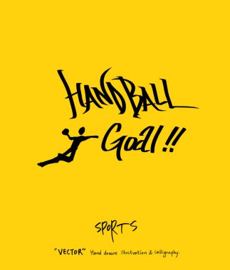 Spor poster / yarım yamalak eğlence illüstrasyon - vektör