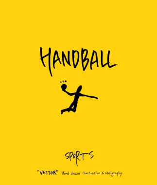 Spor poster / yarım yamalak eğlence illüstrasyon - vektör