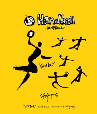 Spor poster / yarım yamalak eğlence illüstrasyon - vektör