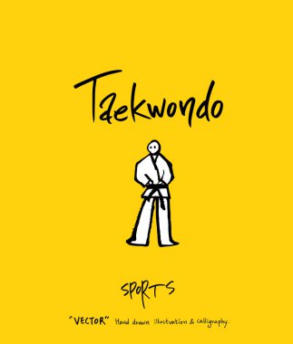 Spor poster / yarım yamalak eğlence illüstrasyon - vektör