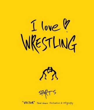 Spor poster / yarım yamalak eğlence illüstrasyon - vektör