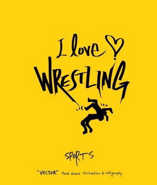 Spor poster / yarım yamalak eğlence illüstrasyon - vektör