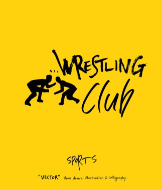 Spor poster / yarım yamalak eğlence illüstrasyon - vektör