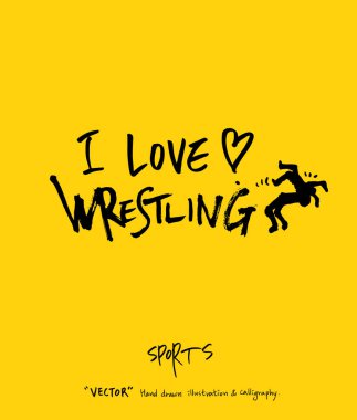 Spor poster / yarım yamalak eğlence illüstrasyon - vektör