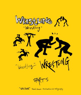 Spor poster / yarım yamalak eğlence illüstrasyon - vektör