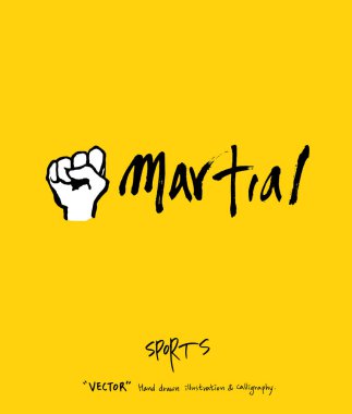 Spor poster / yarım yamalak eğlence illüstrasyon - vektör