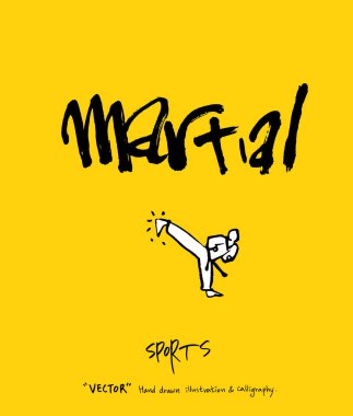 Spor poster / yarım yamalak eğlence illüstrasyon - vektör