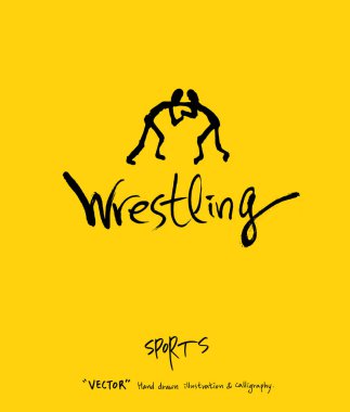 Spor poster / yarım yamalak eğlence illüstrasyon - vektör