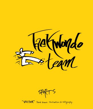 Spor poster / yarım yamalak eğlence illüstrasyon - vektör