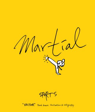 Spor poster / yarım yamalak eğlence illüstrasyon - vektör