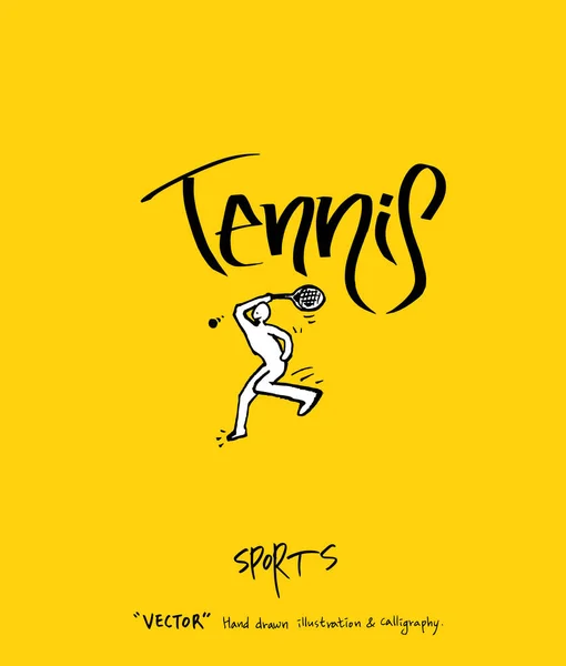 Sport Poster Sketchy Leisure Illustration Vector — Stock Vector